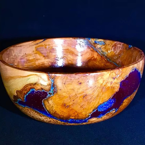 ENSALADA DE RESINA Y MADERA NATURAL HECHA A MANO DE DECORACIÓN VINCULADA Buena calidad para uso doméstico y en restaurantes para fiestas - Product Image 1