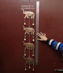 Colgantes de hierro hechos a mano para la puerta de decoraciones de la India, colgantes de campanas de hierro, colgantes decorativos de hierro, venta al por mayor, colgantes de campanas de hierro - Product Image 1