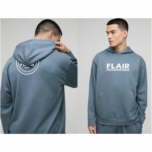 Premium 100% coton pull à capuche pour hommes surdimensionné goutte épaule conception haute qualité 3D broderie numérique grandes tailles hiver - Product Image 1