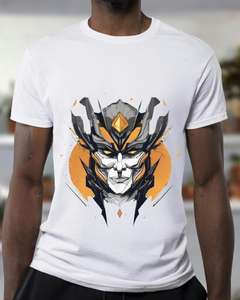 Camiseta de Manga Corta con Cuello Redondo para Hombre, Logotipo Personalizado, Algodón Suvin, Ajuste Holgado, Color Sólido de Alta Calidad - Product Image 3