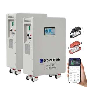 OFERTA ESPECIAL: Paquete de 2 Baterías LiFePO4 ECO-WORTHYS de 48V 314AH (32.15kWh) Verticales para Respaldo - Product Image 1