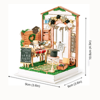 KNOWME IIECREATE Maison miniature Puzzle en bois 3D Jouet éducatif pour la cérémonie de remise des diplômes Kit de modèle