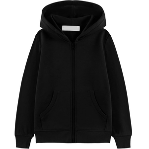 Sudadera con capucha y cremallera de gran tamaño con logotipo personalizado OEM, sudadera unisex de lana pesada, ropa de calle de talla grande para hombres y mujeres - Product Image 2
