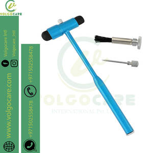 Martillo reflejo neurológico Buck 2024 con cepillo y aguja para reflejos de la piel y reacciones superficiales - Product Image 2