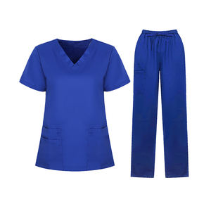 Uniforme Médico Unisex de Alta Calidad, Personalizable, Cuello en V, Manga Corta, Ecológico, Conjuntos de Uniformes Médicos de Poliéster y Algodón - Product Image 6