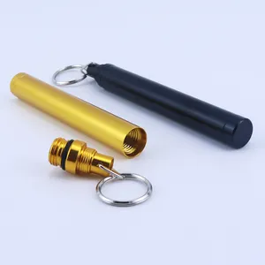 Reusable Aluminum Metal Tube Dry Herb Rolling Paper Smoking Storage Water Proof Cone Package Tubes