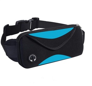 Riñonera Deportiva Ajustable, Ligera y Transpirable, Impermeable, de Poliéster/Nailon, con Bolsillo con Cremallera, Profesional - Product Image 1