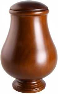 Elegant Wood Vase Cremation <b>Urn</b> for Adults up to 200 Lbs Male or Female for Funeral Ashes & <b>Pet</b> <b>Caskets</b> - Product Image 2