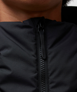 Men's Winter Adjustable Hooded Zipper Closure <b>Waterproof</b> Breathable Puffer <b>Jacket</b> with Front Logo OEM Custom Service - Product Image 4