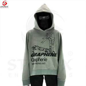 Factory Custom logo Blank Boxy Oversized <b>Hoodies</b> Heavyweight Cotton <b>Hoodies</b> Drop Shoulder Pullover <b>Hoodies</b> OEM - Product Image 6