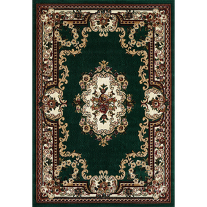 Tapis turc de luxe fabriqué à la machine, en PP BCF, vert M. Premium, pour salon, provenant d'un fabricant de Gaziantep. - Product Image 1