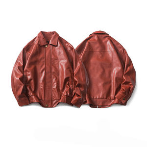 แจ็คเก็ตหนังฤดูหนาวแบบยูนิเซ็กซ์ OEM/ODM  กันน้ำ ระบายอากาศได้ดี ซับในอย่างดี ขายดีที่สุด ออกแบบโลโก้ของคุณเอง  คอเสื้อแบบเต็มตัว - Product Image 5