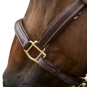 Licou de cheval équestre au design italien avec logo personnalisé Équipement d'entraînement de cheval en cuir neuf à des prix compétitifs - Product Image 5