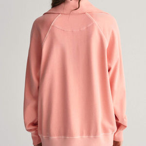 Sweat-shirt à capuche oversize pour femme, col montant, décontracté, manches longues, style hip-hop, coupe ample, avec trous pour les pouces, veste d'automne - Product Image 4