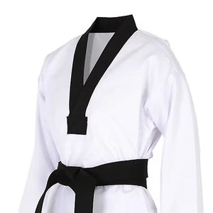 100% Cotton Custom Logo Taekwondo Karate Uniform International Standard Martial Arts Fighting Training <b>Outfit</b> Made to Order - Product Image 3