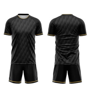 Kit de camiseta y pantalones cortos de fútbol para jóvenes, adultos y niños uniformes de fútbol con logotipos personalizados ideales para escuelas y profesionales - Product Image 2