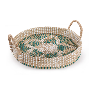 Bon prix tissé à la main ferme jonc de mer plateaux de service pour restaurant plateau de service avec poignées pour la décoration intérieure du Vietnam - Product Image 3