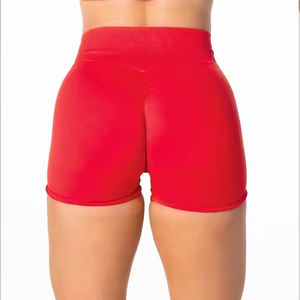 Top Tendance Femmes Taille Haute Scrunch Butt Compression Running Shorts Respirant Sans Couture Skinny Fit Disponible Shorts pour Femmes - Product Image 4