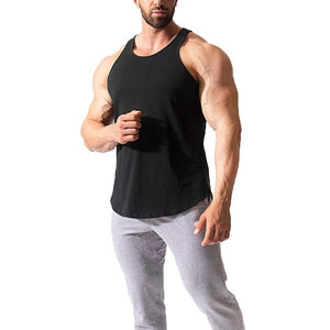 Camiseta sin mangas de último estilo de calidad superior para hombre, camiseta sin mangas con cuello redondo para hombre, camiseta sin mangas ligera transpirable para venta en línea - Product Image 5
