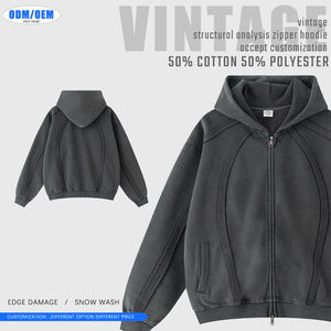 Premium 400 GSM Hoodies Coton Lourd Unisexe Sweats Confortable Chaud Durable Usine Directe En Gros Approvisionnement Personnalisé - Product Image 4