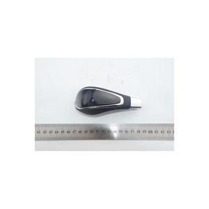 Pomo de Palanca de Cambios de Cuero Compatible con Hyundai Accent Blue 2012-2015, Negro-Níquel, Automático, Modelo 467203X200 - Product Image 2