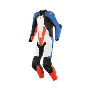 Combinaison de moto de course XL pour hommes personnalisée une pièce en cuir pur imperméable et coupe-vent pour la moto - Product Image 5