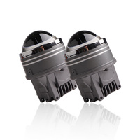 Accessoires de voiture, projecteur antibrouillard 3,0 pouces, lentille de projecteur antibrouillard 100W à haute pénétration, mini projecteur bi-LED