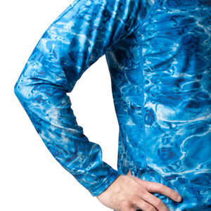 Unisex Rash Guard-Spandex/Polyester respirant Séchage rapide et écologique Couleurs personnalisables/Logo Manches longues Service OEM - Product Image 5