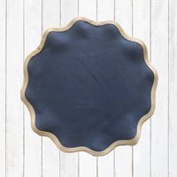 Set de table rustique traditionnel en lin fait main, broderie de luxe, style européen, réutilisable, personnalisable, logo sur mesure, pour mariage et repas