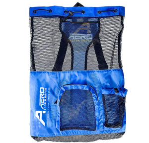 Mochila de nailon de malla para nadar, bolsa de gimnasio con cierre de cremallera y Cerrojo para nadadores, equipo de playa, equipo de natación - Product Image 4