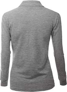 Camisetas informales de moda personalizadas de alta calidad para hombres y mujeres, logotipo impreso antiarrugas transpirable Universal para Polo de punto - Product Image 3