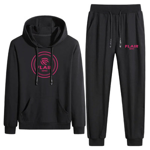 Conjuntos de gimnasio de invierno para hombre 2025, chándal informal ecológico de gran tamaño con manga larga transpirable a prueba de viento, Color sólido, talla XL - Product Image 6