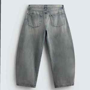 Pantalon baggy en jean délavé, fabricant de jeans personnalisés, jambe large, taille haute, double genouillère, jean baggy pour homme - Product Image 2