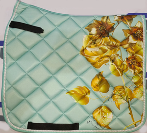 Tapis de selle souple multicolore en mousse personnalisable pour le saut à cheval et le dressage Satin Equine Care Equestrian Supplies - Product Image 1