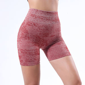 Shorts de yoga à prix avantageux, taille haute, sublimation, pour femmes, pantalons de yoga, fitness, shorts de yoga sans couture - Product Image 1