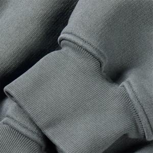 Sweat-shirt à capuche zippé intégral surdimensionné et court pour homme, 100 % coton épais 460 g/m², délavé à l'acide, style veste, OEM 2026 - Product Image 3