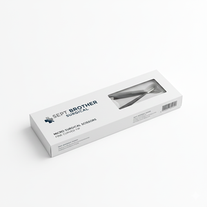 Tijeras Microquirúrgicas de Resorte con Punta Curva de Acero Inoxidable, Instrumento Quirúrgico Oftálmico - Product Image 5