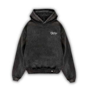Acis Wash Streetwear Heavyweight Fleece Hoodie Hombres Oversized Acid Washed Hoodie Custom Bordado logo Transpirable - Product Image 1