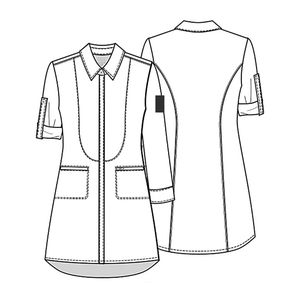 Vente en gros d'hôpital, uniforme de médecin de laboratoire, blouse blanche d'infirmière, blouse blanche de médecin, Service OEM de laboratoire, blouses blanches dentaires - Product Image 3