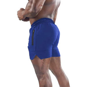 Pantalones cortos para hombre de alta calidad hechos a medida 100% algodón nuevo diseño con logotipo bordado Fitness Gym Short con estampado de logotipo personalizado - Product Image 6