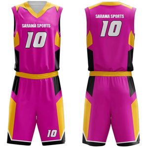 Maillots de basket-ball personnalisés pour les équipes, séchage rapide, design professionnel, uniformes de basket-ball athlétiques sans manches - Product Image 1