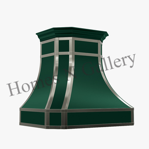 Campana Extractora de Cocina Montada en la Pared, de Acero Inoxidable, con Diseño Tradicional Hecho a Mano y Acabado Personalizado - Product Image 2