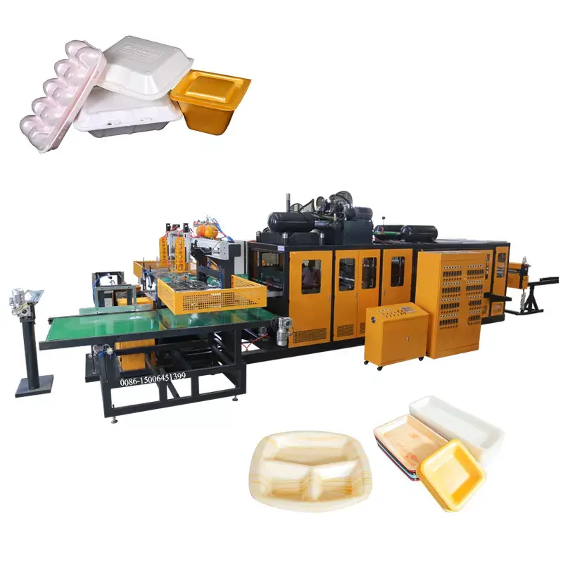 PS köpük levha köpük levha/tabak ve öğle yemeği için makine yapımı kutu üretim hattı