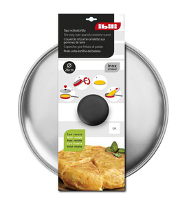 Coperchio per tortilla in acciaio inox da 26 cm. (Ibili 715826) - Product Image 1