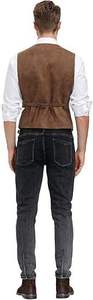Gilet en cuir pour hommes de qualité supérieure sans manches belle conception gilets de motard en peau de vache à prix raisonnable - Product Image 3
