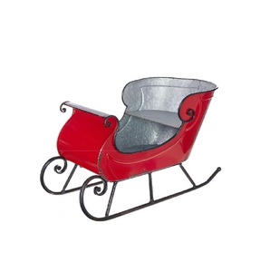 Traîneau décoratif en bois de décoration de Noël de belle conception avec la couleur et les tailles adaptées aux besoins du client avec des tailles 45x21x22 Cm - Product Image 6