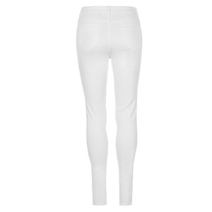 Nuevas llegadas: Pantalones vaqueros cargo de mezclilla lavados para mujer, de cintura alta, pierna recta, ecológicos, transpirables, estilo urbano, para entrenamiento, con bolsillos. - Product Image 6