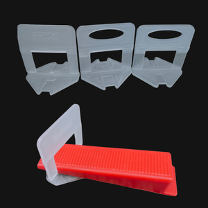 คลิประบบปรับระดับกระเบื้องอุตสาหกรรม100ชิ้น1.0มม. 1.5มม. 3.0มม. พลาสติก PP ตัวอย่างฟรีเซรามิคหินอ่อน - Product Image 2