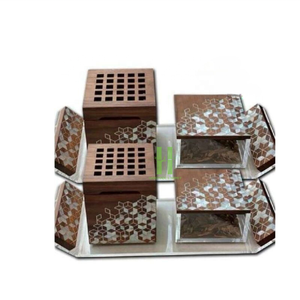 Candelero con incrustaciones de nácar hecho a mano, conjunto árabe, decoración de madera de lujo para el hogar, logotipo personalizado OEM de Vietnam - Product Image 6