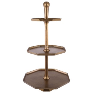 Thiết kế thanh lịch sang trọng vàng 5 Tier kim loại bệ bánh cup bánh bánh nướng xốp và món tráng miệng hiển thị đứng cho Wedding & bên sự kiện - Product Image 5